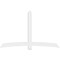 Ekena Millwork Bellingham Architectural Grade PVC Gable Bracket, 96"W x 60"H x 2"D x 6"F, 15/12 Pitch GBP096X60X0206BEL00 - alternate 2